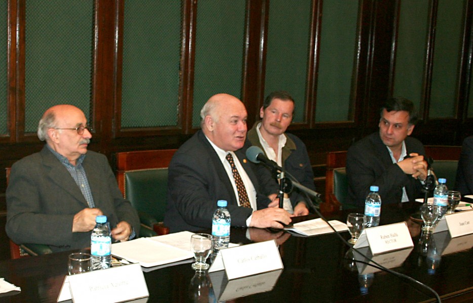 Carlos Carballo, Rubn Hall, Juan Carr y Sergio Britos