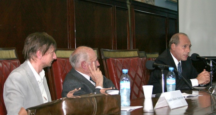 Claudio Martyniuk, David Baign y Eugenio R. Zaffaroni