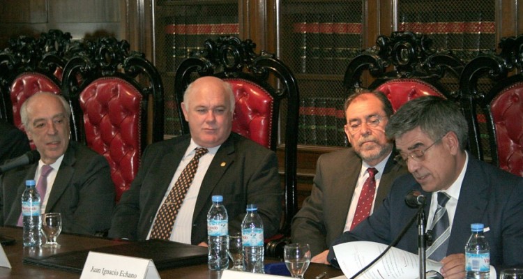 Atilio Alterini, Ruben Hall, Juan Ignacio Echano y Ricardo de ngel Ygez