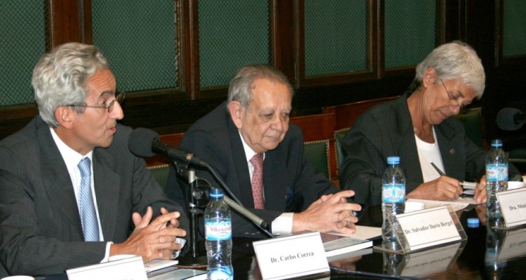 Carlos Correa, Salvador D. Bergel y Mnica Pinto