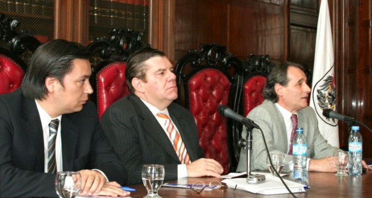 Daniel Presti, Guillermo Montenegro y Alejandro Lans