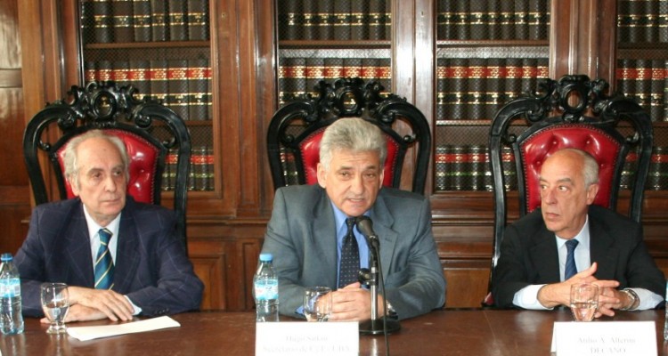 Eduardo Barbarosch, Hugo Sirkin y Atilio A. Alterini