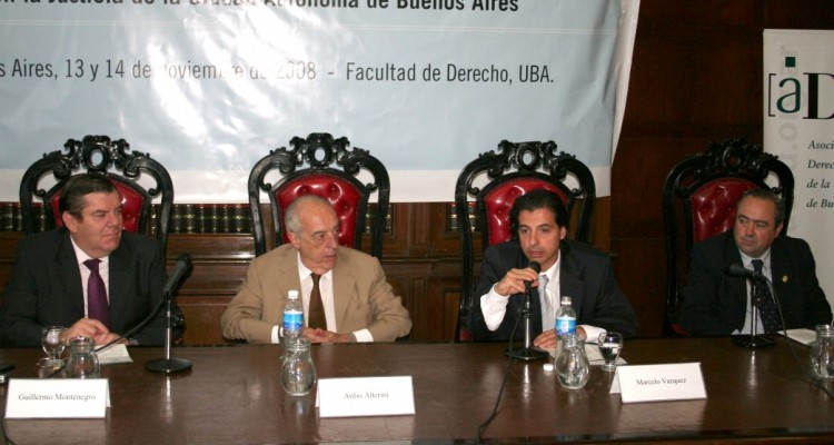 Guillermo Montenegro, Atilio A. Alterini, Marcelo Vzquez y Abel Fleming