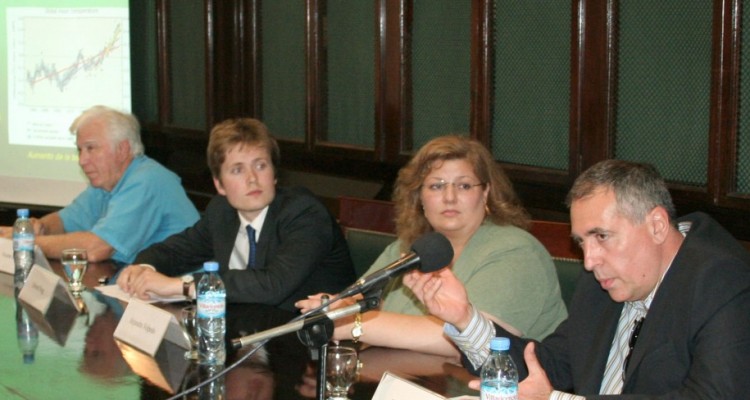 Vicente Barros, Edward Hogg, Alejandra Volpedo y Gustavo Sierra