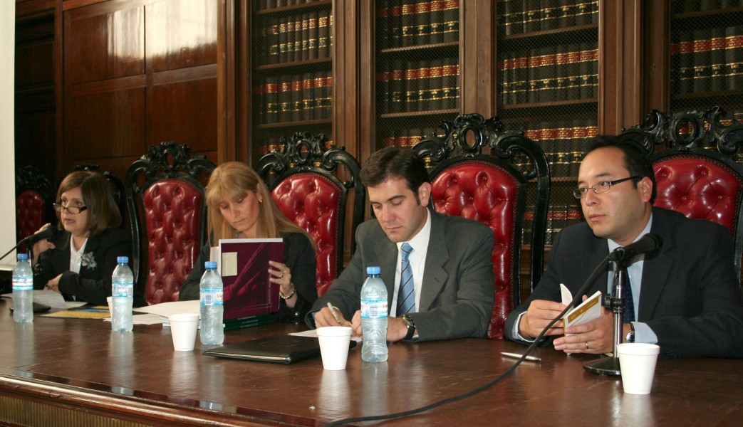 Ana Mara Bourimborde, Alejandra Lzzaro, Lorenzo Crdova Vianello y Ciro Murayama Rendn