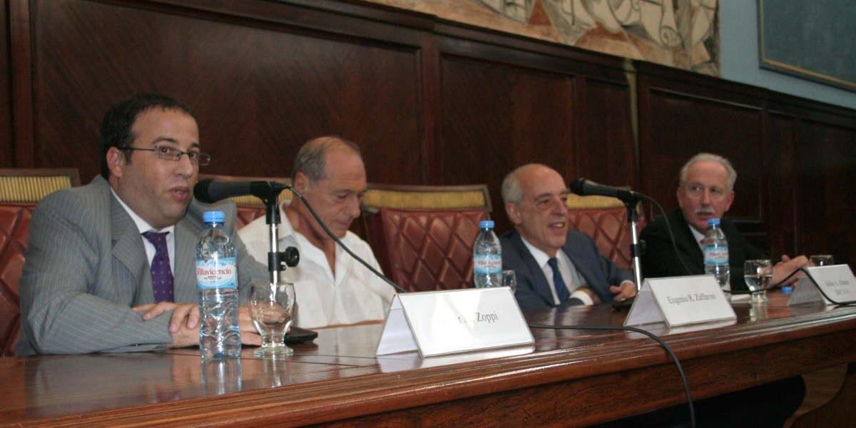 Oscar Zoppi, Eugenio R. Zaffaroni, Atilio Alterini y Jorge Kielmanovich