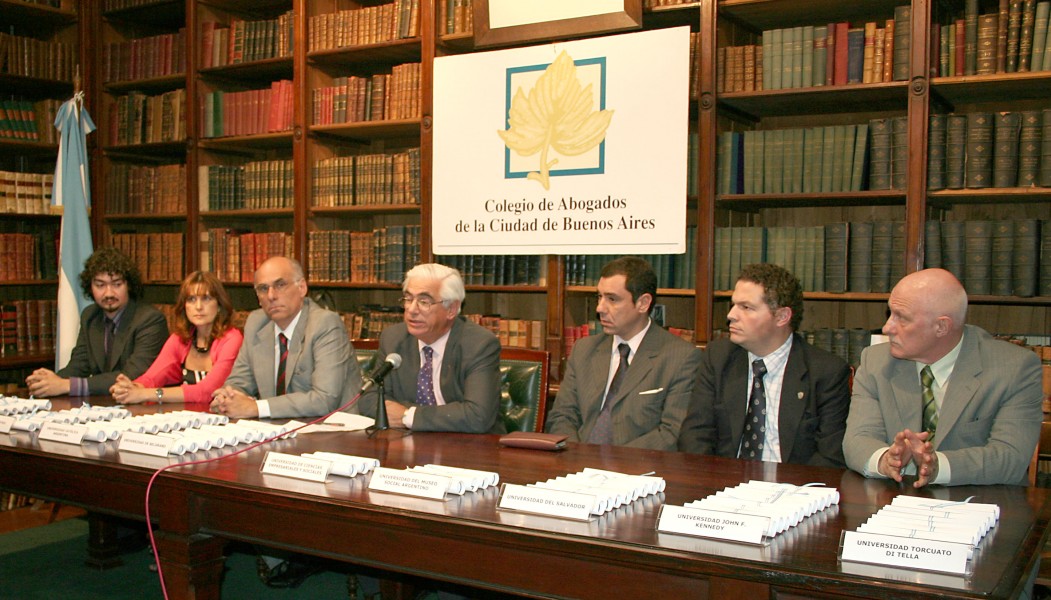 Juan Salas, Silvia Toscano, Gabriel Limodio, Enrique V. del Carril, Flix Linfante, Carlos Safadi Mrquez y Felipe Ferrer Lavalle