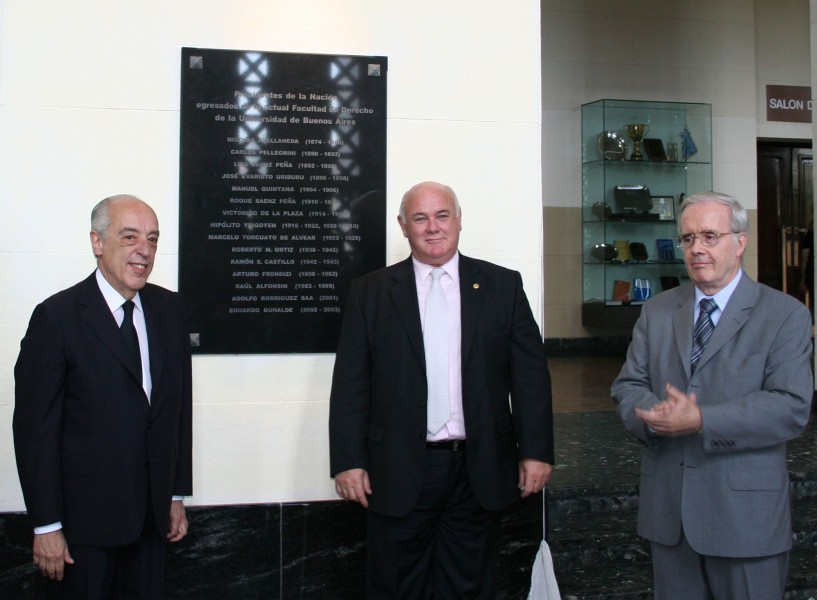 Atilio A. Alterini, Rubn Hall y Tulio Ortiz