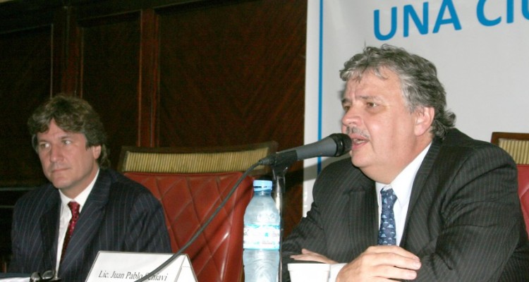 Amado Boudou y Juan Pablo Schiavi