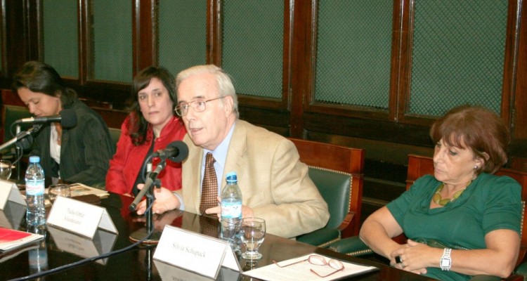 Carolina Ghioldi, Patricia Sorokin, Tulio Ortiz y Silvia Schupack