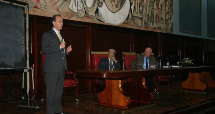 Carlos Rosenkrantz, Rolando Chirico y Eugenio Bulygin