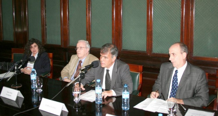 Mary Beloff, Tulio Ortiz, Gabriel Lerner y Ennio Cuffino