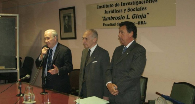 Tulio Ortiz, Abelardo Levaggi y Alberto Dalla Va