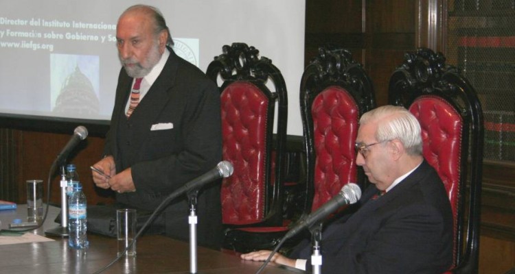 Antonio Martino y Ricardo Guibourg