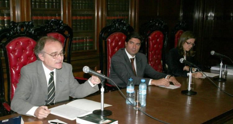 Rafael Rebollo, Alejandro Slokar y Miriam Cugat