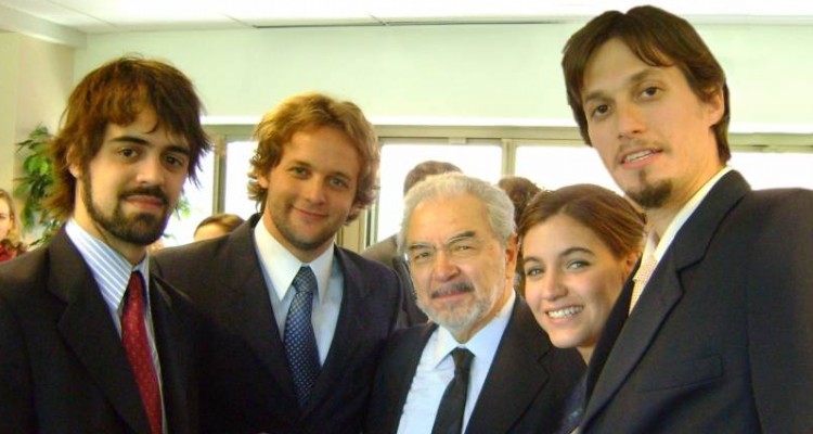 Lucas Mendos, Marcos Filardi, Sergio Garca Ramrez (juez de la Corte Interamericana de Derechos Humanos), Rosario Muoz y Sebastin Rey