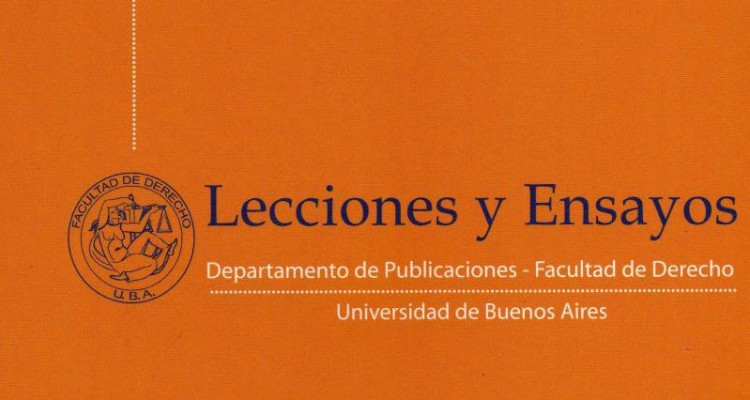 Nuevo nmero de la Revista Lecciones y Ensayos