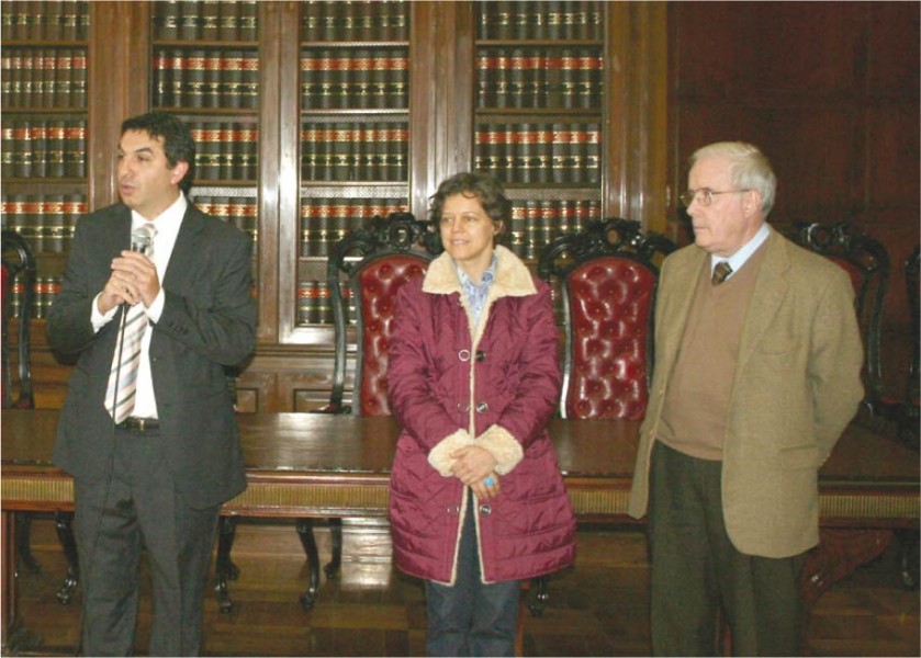 Alejandro Gmez, Mara Emilia Lpez y Tulio Ortiz