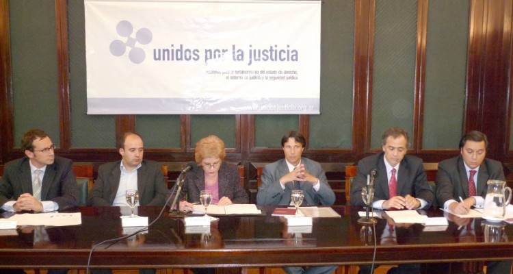 Gustavo Letner, Ramiro Monner Sans, Ana Mara Conde, Sergio Pistone, Mauricio Devoto y Daniel Presti