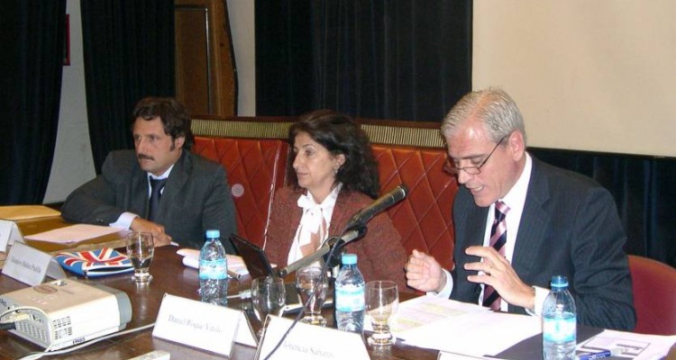 Roberto Abieri, Virginia Simari y Fernando Tomeo