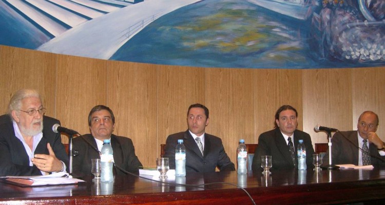 Arstides Corti, Pablo Gallegos Fedriani, Juan Gustavo Corvaln, Pablo Garbarino y Eugenio R. Zaffaroni