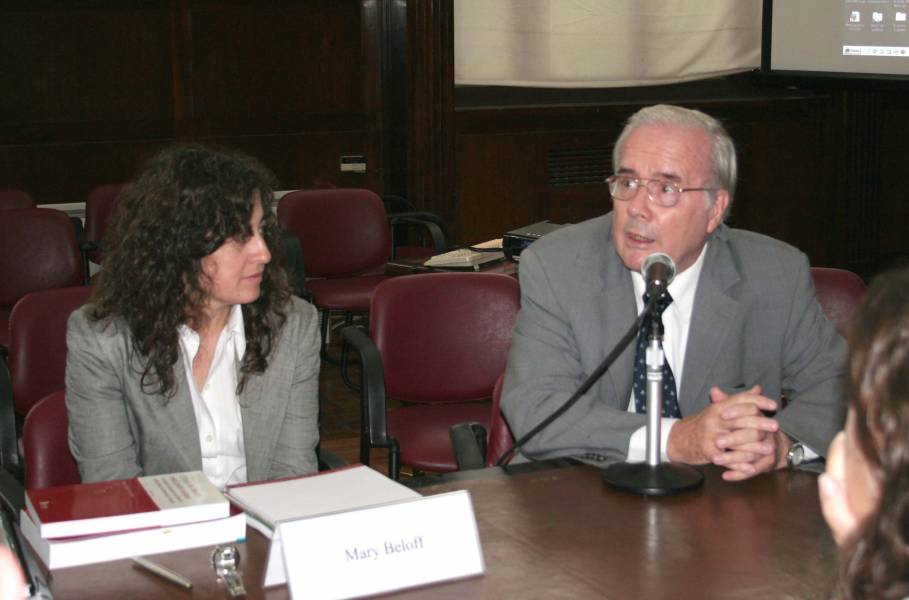 Mary Beloff y Tulio Ortiz