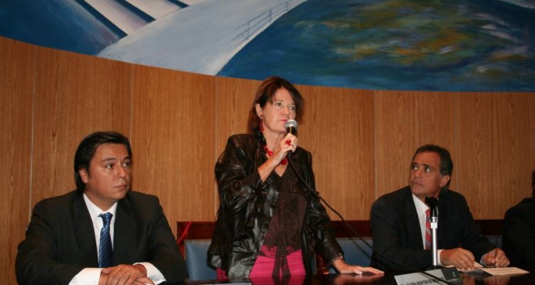 Daniel Presti, Elena Highton de Nolasco y Mauricio Devoto