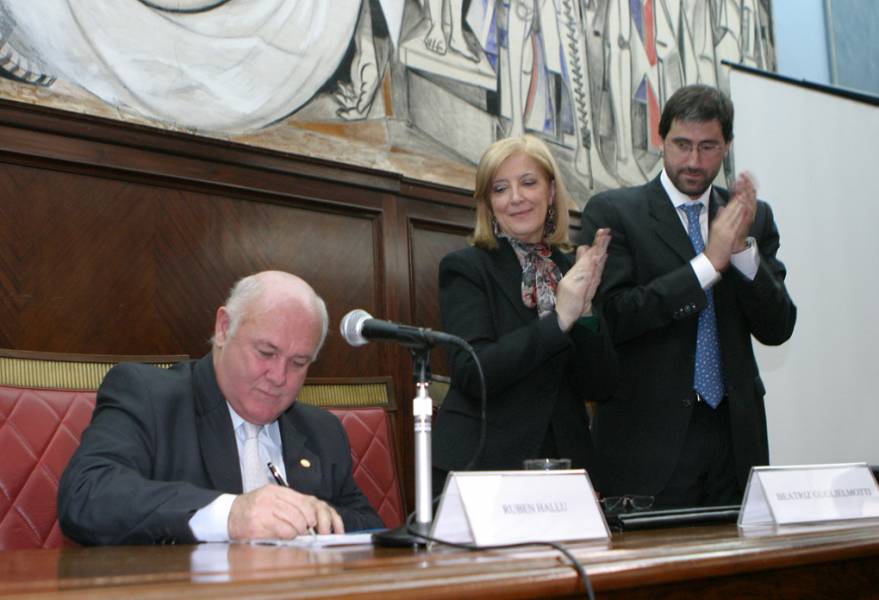 Rubn Hall, Mara Mara Beatriz Guglielmotti y Carlos Mas Velez