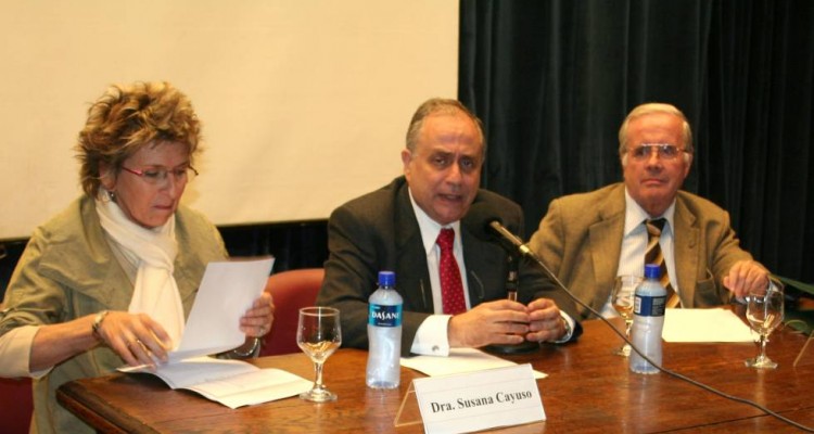 Susana Cayuso, Mario Resnik y Tulio Ortiz