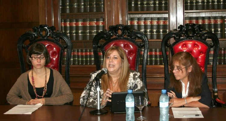 Valeria Tentoni, Marisa Aizenberg y Mara Susana Ciruzzi