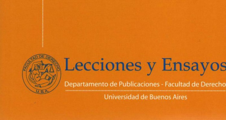 Nuevo nmero de la Revista Lecciones y Ensayos