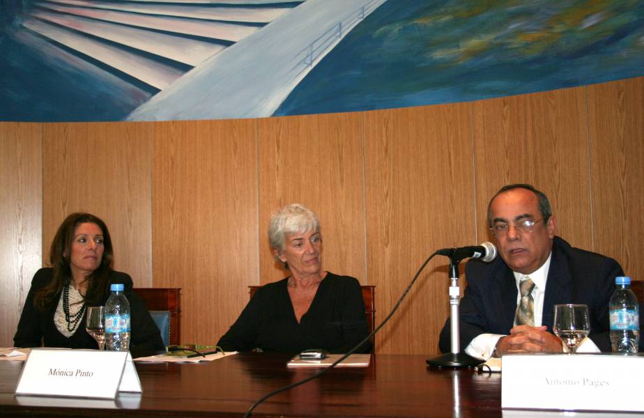 Mnica Cuarro, Mnica Pinto y Antonio Pags