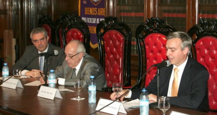 Luis Clementi, Atilio Alterini y Alfonso Santiago