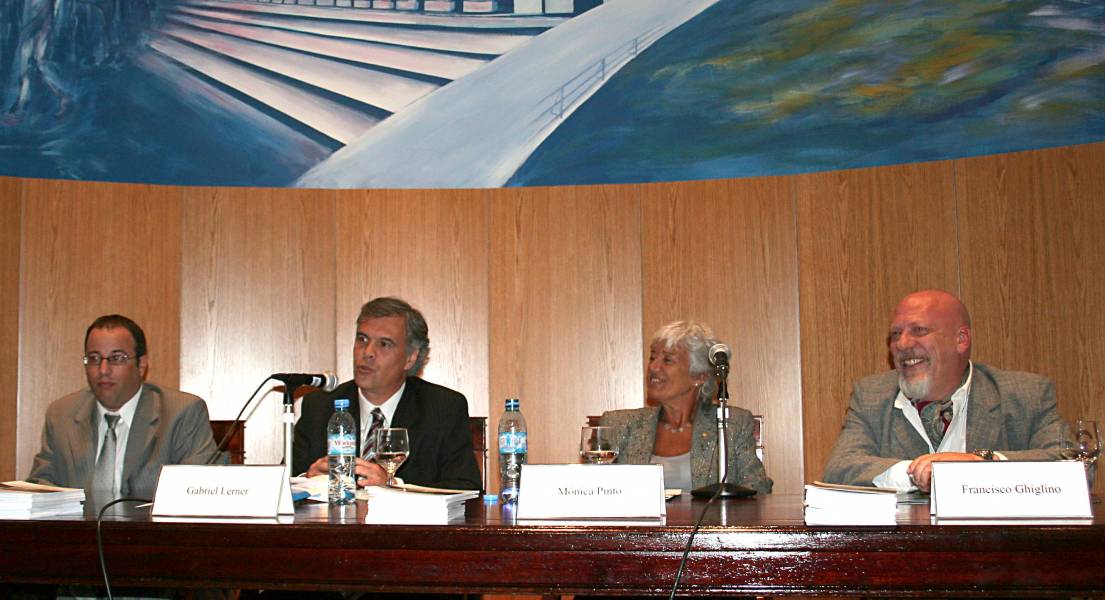 Oscar Zoppi, Gabriel Lerner, Mnica Pinto y Francisco Ghiglino