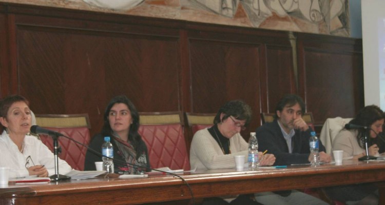 Araceli Onorio, Vanesa Schittner, Malena Pozzi, Gustavo Lesbegueris, Vanesa Rusler y Mara Noel Fernndez Carranza