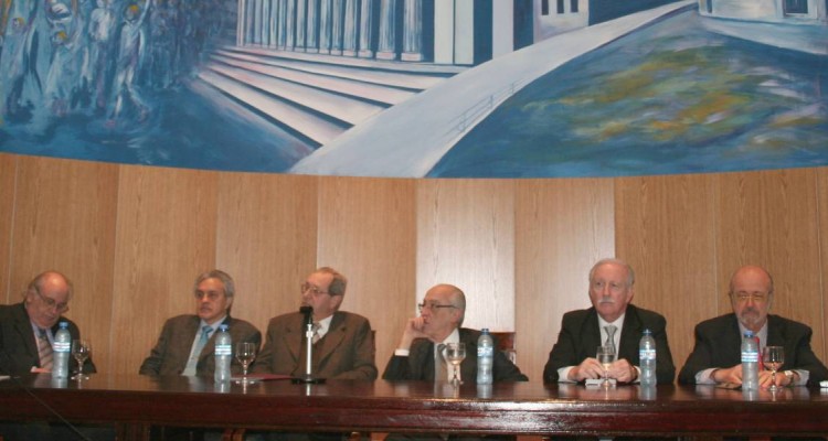 Oscar Ameal, Osvaldo Gozani, Enrique Falcn, Atilio Alterini, Jorge Kielmanovich, Eduardo Sirkin y Gonzalo Alvarez