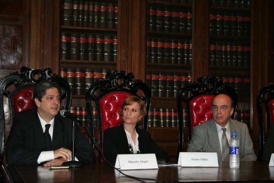 Marcelo Alegre, Arleen Salles y Hernn Doval