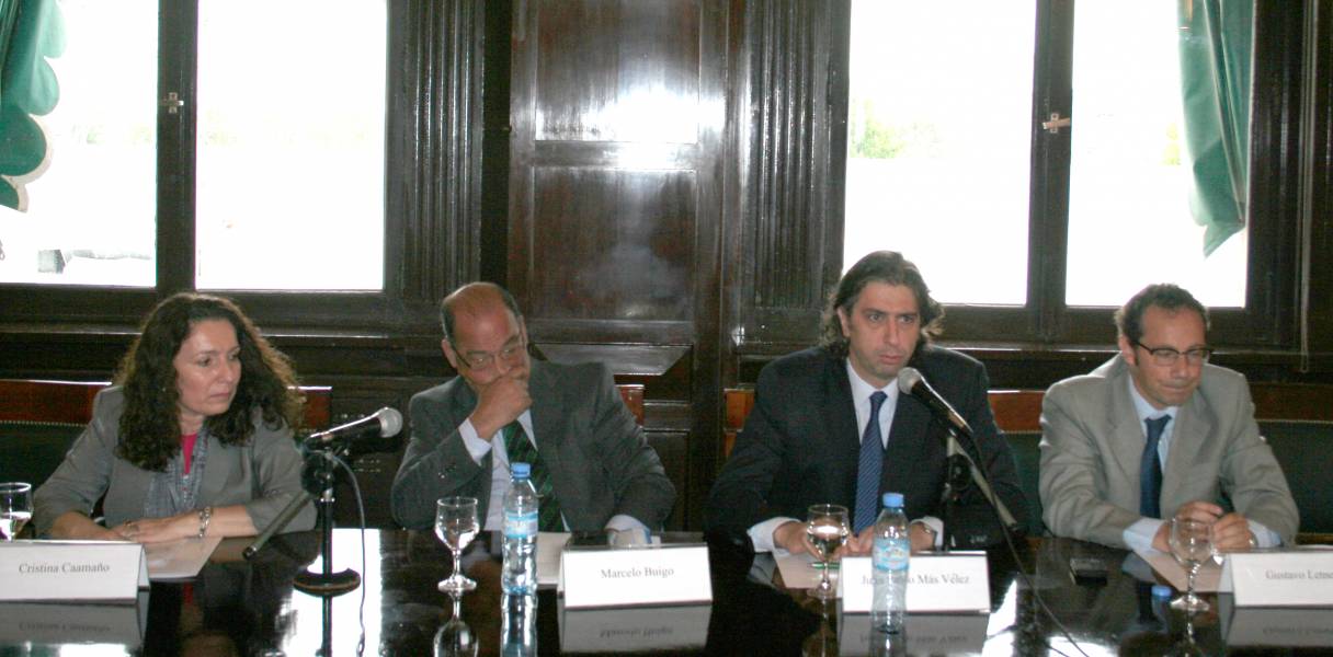 Cristina Caamao, Marcelo Buigo, Juan Pablo Mas Velez y Gustavo Letner