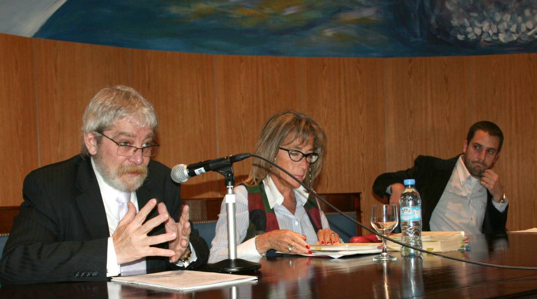 Gregorio Flax, Mnica Biaggio y Mauro Benente