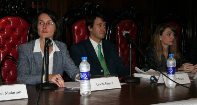 Gisela Elsner, Daniel Pastor y Alicia Gil Gil