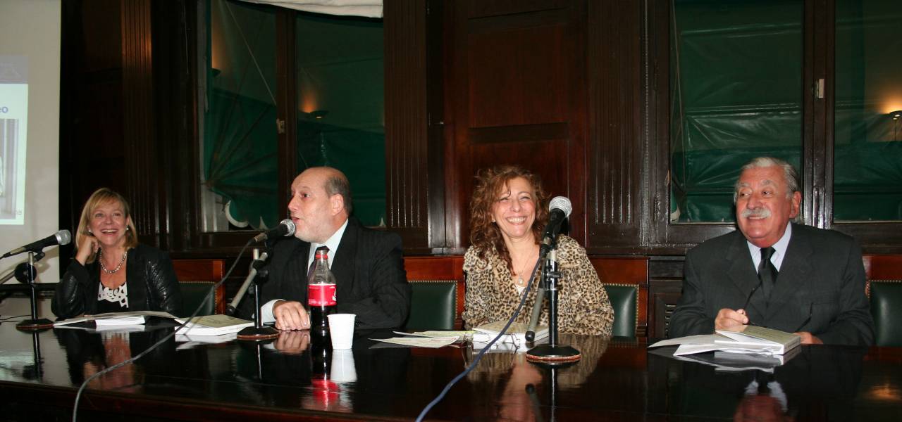 Graciela Medina, Miguel Ángel Maza, Liliana H. Litterio y Julio César Simón