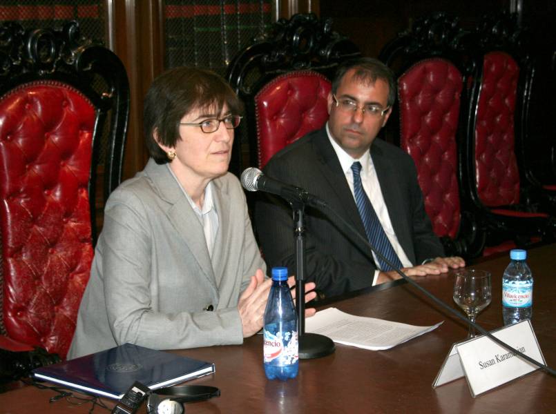 Susan Karamanian y Luis Mariano Genovesi