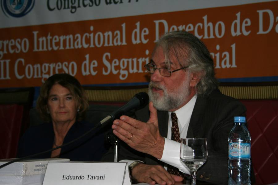 Elena Highton de Nolasco y Eduardo Tavani