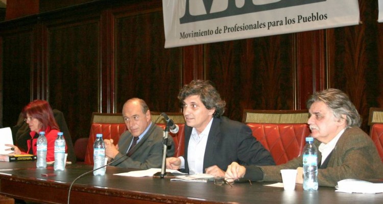 Marita Perceval, Eugenio R. Zaffaroni, Alejandro Alagia y Horacio González