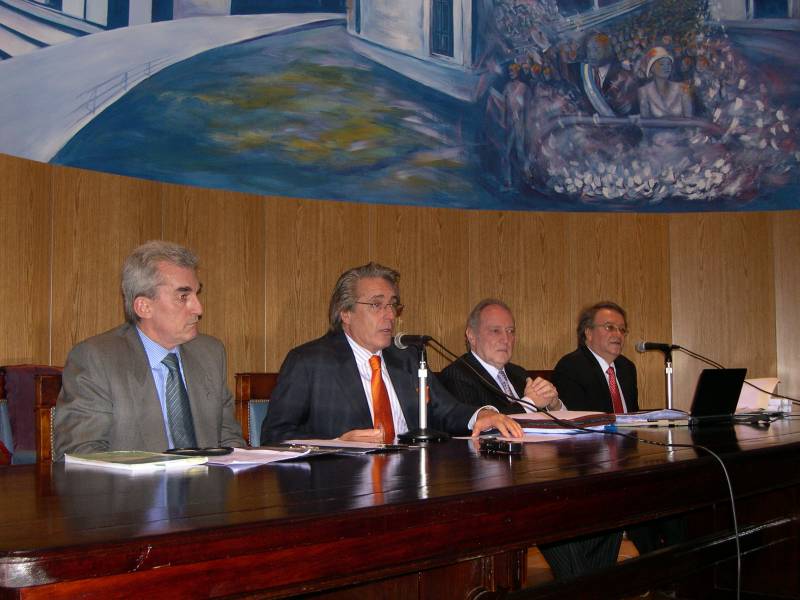 Carlos E. Moro, Daniel R. Vítolo, Enrique Kiperman y Marcelo Haissiner