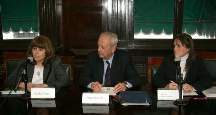 Sandra C. Negro, Jorge Iturriza y Marina Garca del Ro