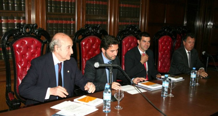 Eduardo Iglesias, Alberto Kleiman, Juan Manuel Urtubey y Alberto Dalla Via