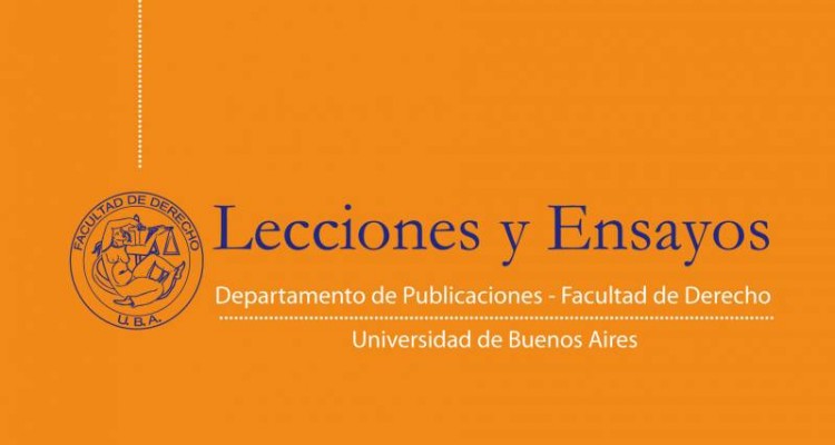 Nuevo nmero de la Revista Lecciones y Ensayos