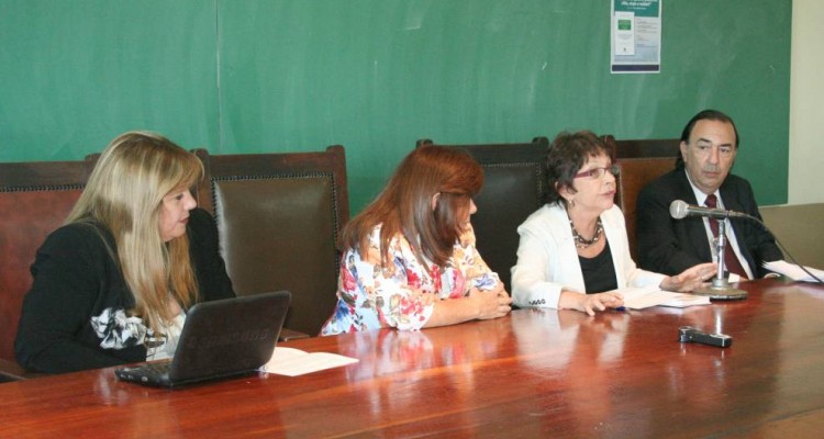 Marisa Aizenberg, Mara Susana Ciruzzi, Lily Flah y Gustavo Cardigni