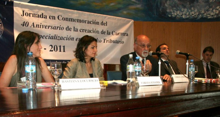 40 aniversario de la creacin de la Carrera de Especializacin en Derecho Tributario